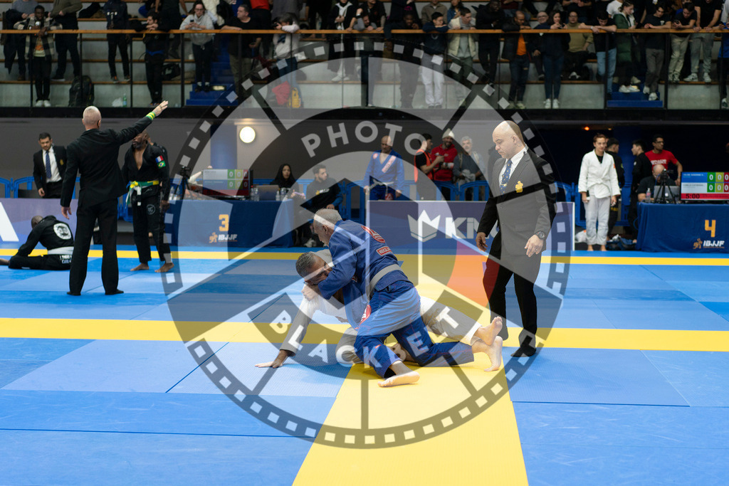 20240119PBB3451 | Fighters compete during the IBJJF European Championship in Paris, France, on January 19, 2024.