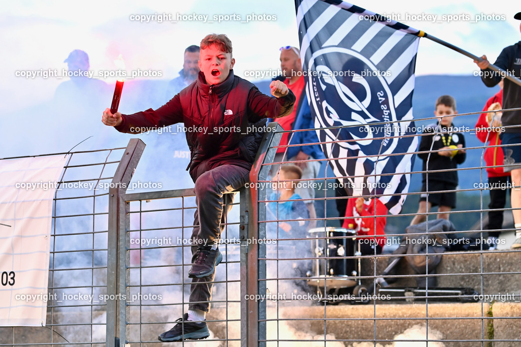 SV Spittal vs. SAK | Bengalen, SV Spittal Fans, SV Spittal vs. SAK, SV Spittal vs. SAK am 24.05.2024 in Spittal an der Drau (Goldeck Stadion), Austria, (Photo by Bernd Stefan)