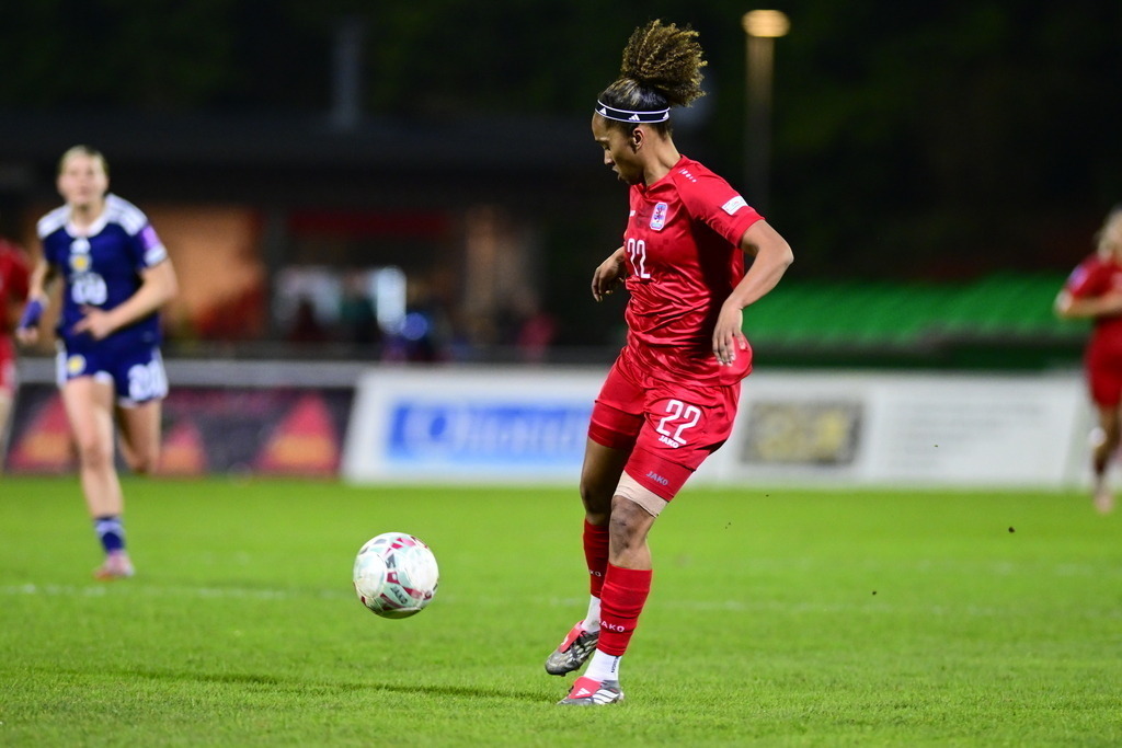 Luxembourg v Scotland | UEFA Women's European Qualifiers, League B4, matchday 1: Luxembourg v Scotland - Realisiert mit Pictrs.com