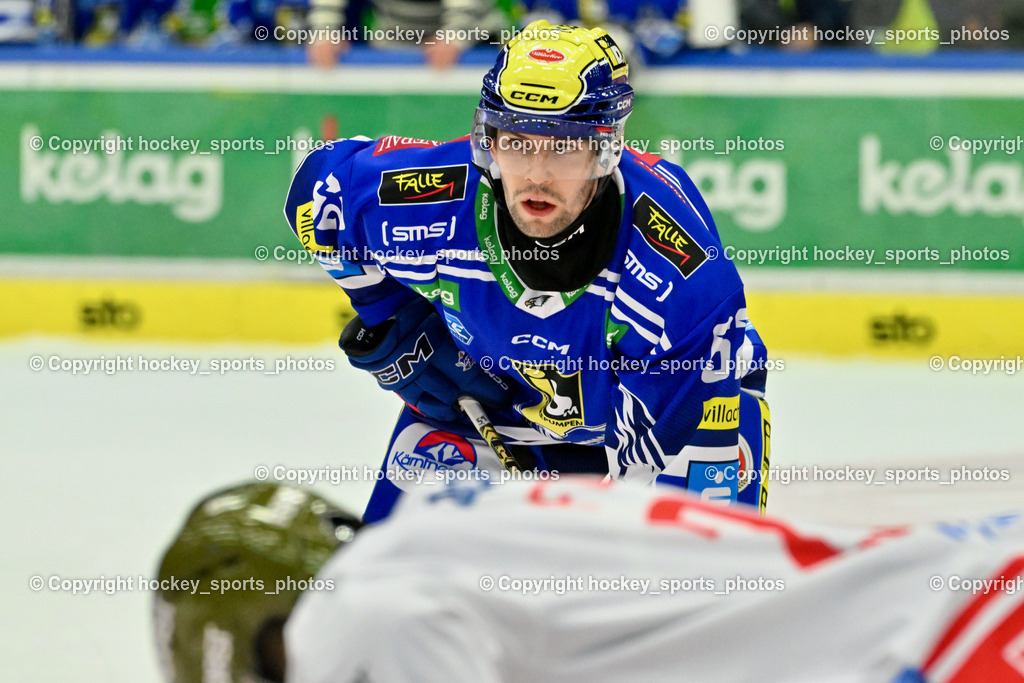 EC VSV vs. HC Bozen 16.2.2024 | #62 Tyler Steenbergen, EC VSV vs. HC Bozen 16.2.2024, EC VSV vs. HC Bozen 16.2.2024 am 16.02.2024 in Villach (Stadthalle Villach), Austria, (Photo by Bernd Stefan)