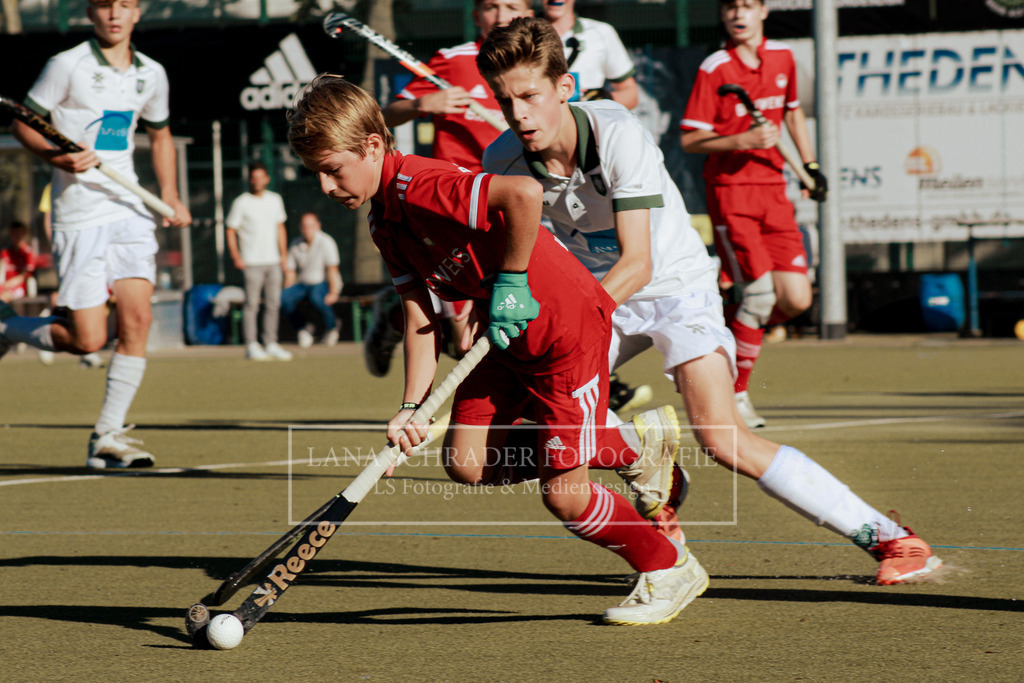 MU14 FINALE Westdeutsche Meisterschaft  Rot-Weiß Köln - HTC Uhlenhorst Mülheim 24.09.23 Düsseldorf-065 | lanaschraderfotografie - Realisiert mit Pictrs.com