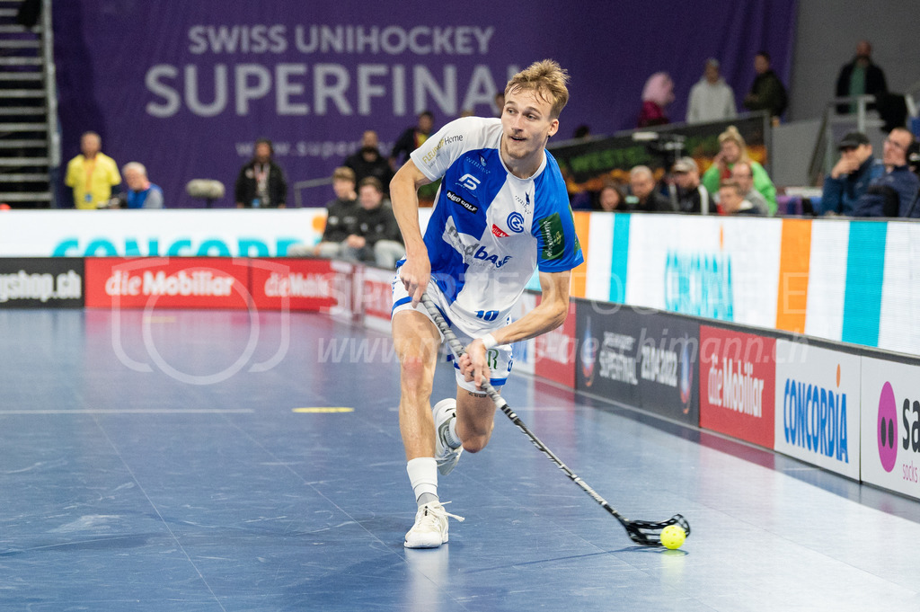 SV Wiler-Ersigen vs GC Unihockey - 23. April 2022 | SV Wiler-Ersigen vs GC Unihockey
Stimo Arena, Kloten
#10 Moritz Wenk (GC Unihockey)
Bild: Sportfotografie Markus Aeschimann | www.markus-aeschimann.ch - Realisiert mit Pictrs.com