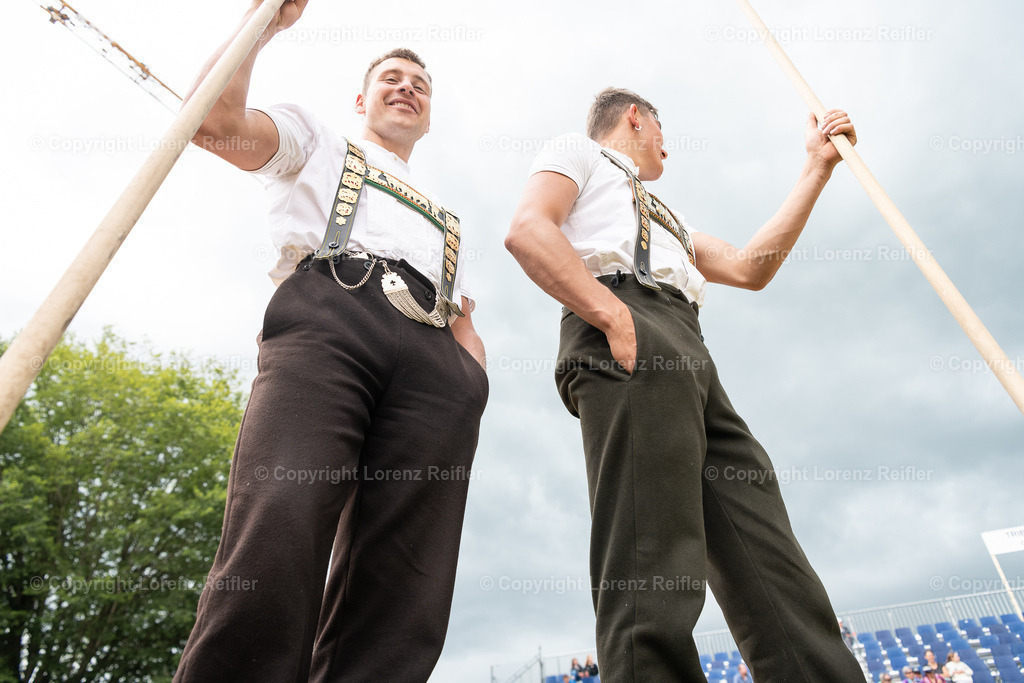 Schwingen -  Appenzeller Kantonal Nachwuchsschwingertag 2024 | Hundwil, 6.7.24, Schwingen - Appenzeller Kantonal Nachwuchsschwingertag.