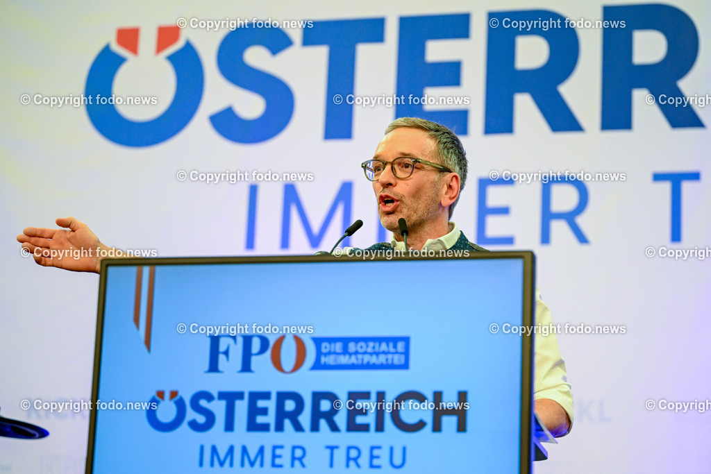 Urfahraner Jahrmarkt_ 1.Mai Kundgebung FPOE_ 01.05.2025-151 | 01.05.2025, Urfahraner Jahrmarkt, AUT, 1.Mai Kundgebung FPOE, im Bild Herbert Kickl (FP, Bundesparteiobmann)