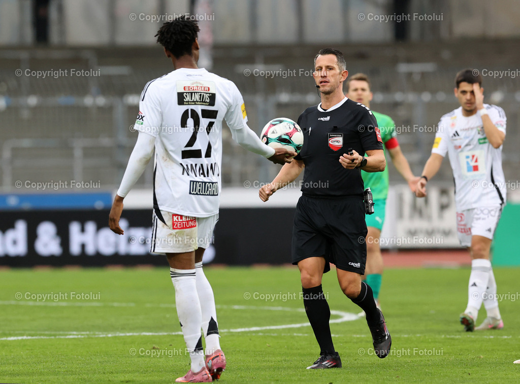 A_LUI_02112025_17 | SPORT FUSSBALL ADMIRAL BUNDESLIGA RZ PELLETS WAC-WSG TIROL 02.11.2025 IM BILD: SCHIEDSRICHTER ALEXANDER HARKAM FOTO:FOTOLUI/MW