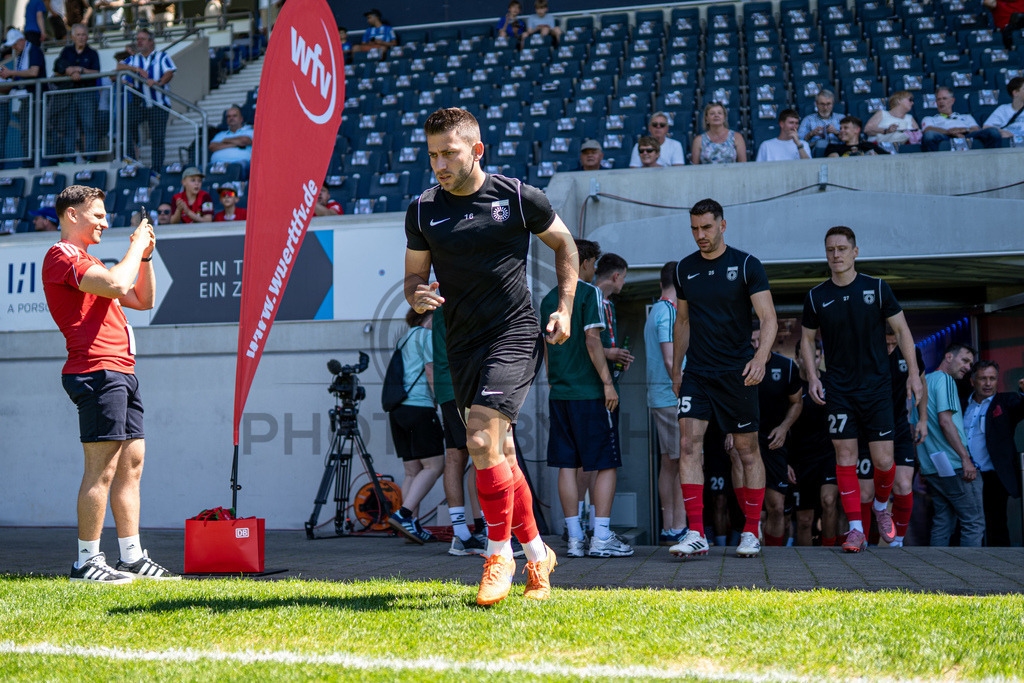 Stuttgarter Kickers vs. SG Sonnenhof Großaspach, Fussball, WFV-Pokal, Finale, 23.05.2026 | Marius Kunde (SG Sonnenhof Großaspach, #16),Stuttgarter Kickers vs. SG Sonnenhof Großaspach, Fussball, WFV-Pokal, Finale, 23.05.2026
