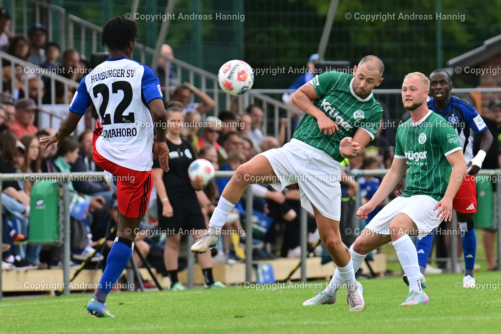 Fußball I Herren I Testspiel  I TSV Elstorf - Hamburger SV I 5.7.2025 | a-hannig - Realisiert mit Pictrs.com