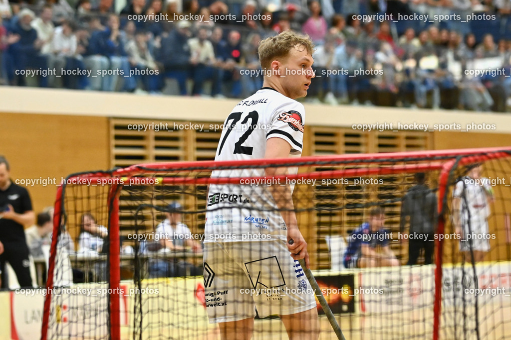 VSV Unihockey vs. KAC Floorball | #72 Arttu Sorri KAC Floorball, VSV Unihockey vs. KAC Floorball, VSV Unihockey vs. KAC Floorball am 28.03.2026 in Villach (Ballspielhalle St. Martin), Austria, (Photo by Bernd Stefan)