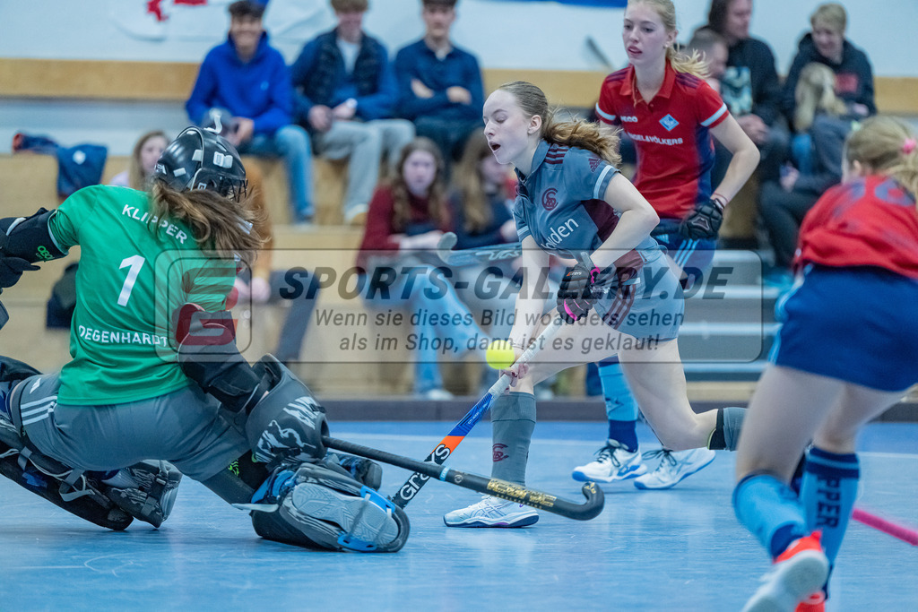 HK_20240303_109228 | Spiel um Platz 3 Deutsche Meisterschaft WU16 am 3.3.2024 Halle DHC, Düsseldorf ,