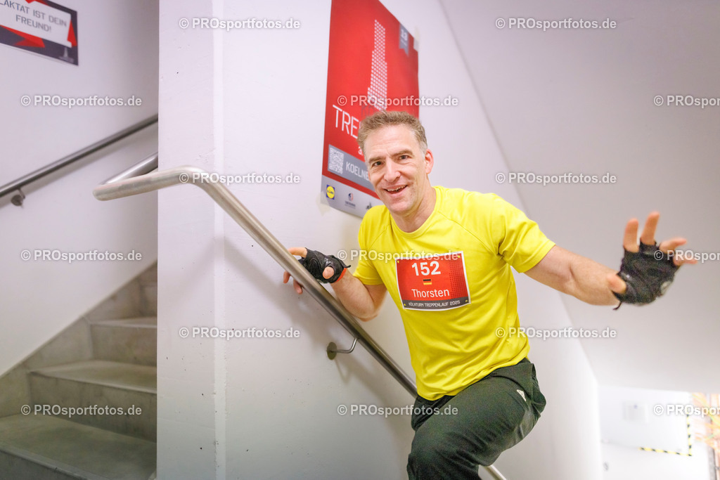 KölnTurm Treppenlauf; Köln, 03.08.2025 | Impressionen vom KölnTurm Treppenlauf am 03.08.2025 in Köln (Nordrhein-Westfalen). 