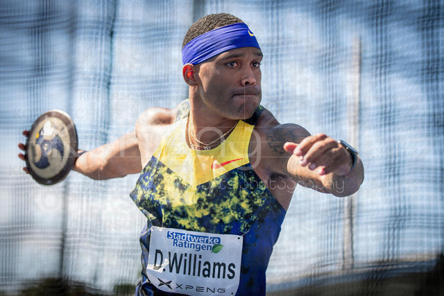 Multisport Event; Ratingen, 28.06.2026 | RATINGEN, GERMANY - JUNE 28, 2026 : Devon Williams (USA / United States) during the decathlon’s discus throw of the Multisport Event at Stadion Ratingen on June 28, 2026 in Ratingen, Germany.