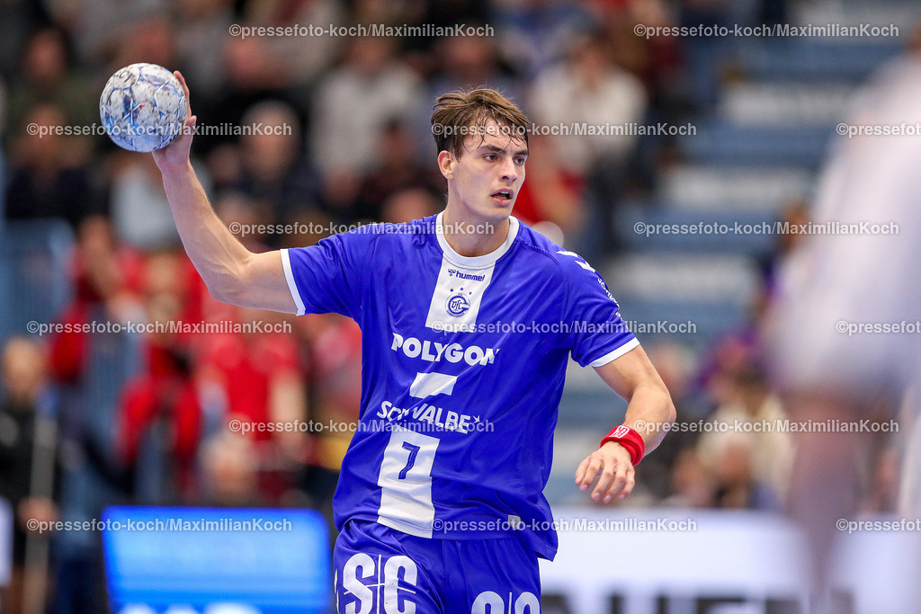 Gum16122401036 | 16.12.2024, Handball, 1. HBL, VfL Gummersbach - MT Melsungen, Schwalbe-Arena: Julian Köster (GUM #7)