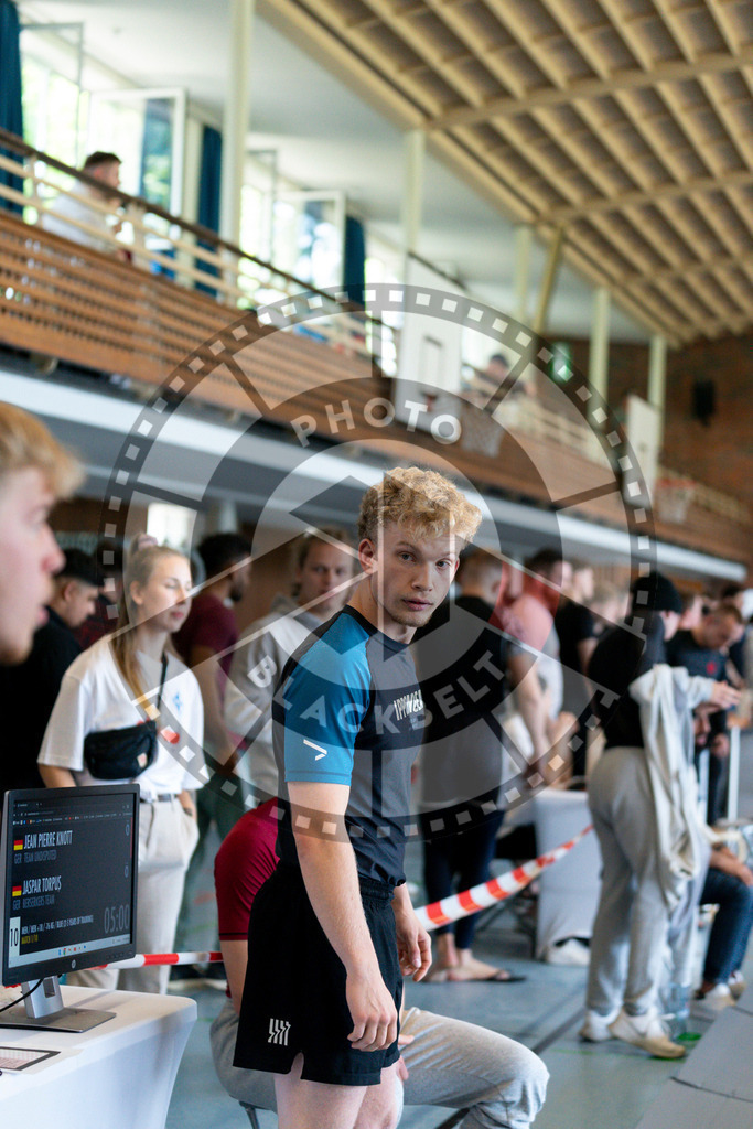 20240608PBB01729 | Fighters compete during the ILLCS VII summer edition luta livre competition in Hannover, Germany, on June 8, 2024.