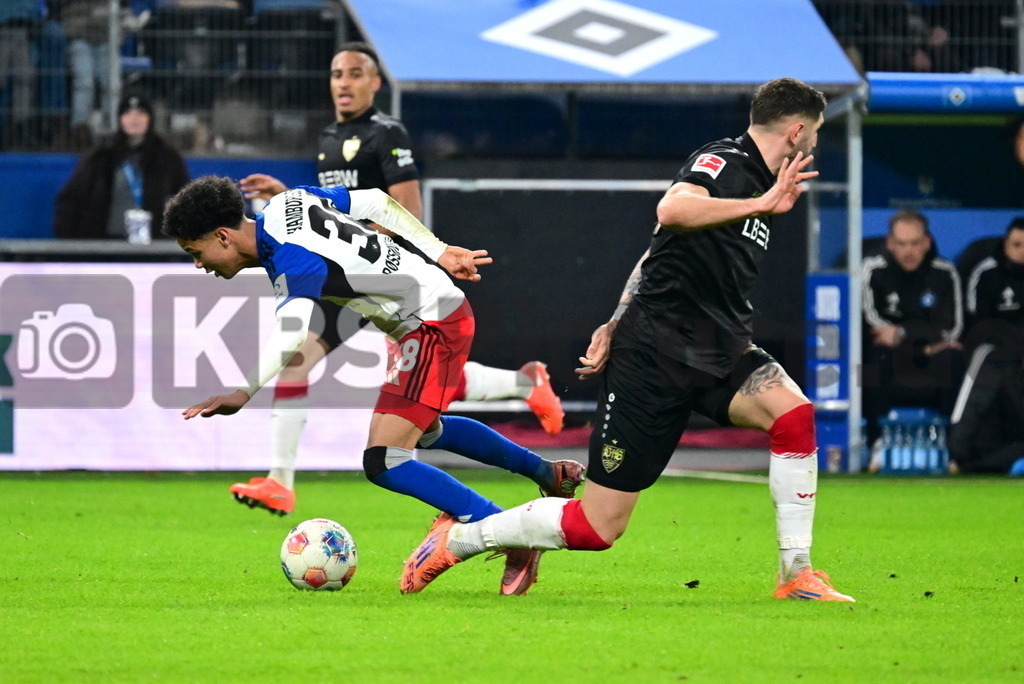 KBS Picture_HSV-Stuttgart_022 | v.l. Rossing-Lelesiit Alexander (HSV) , Chabot Jeff (VfB Stuttgart) ,Sportplatz :  Volksparkstadion, - Realisiert mit Pictrs.com