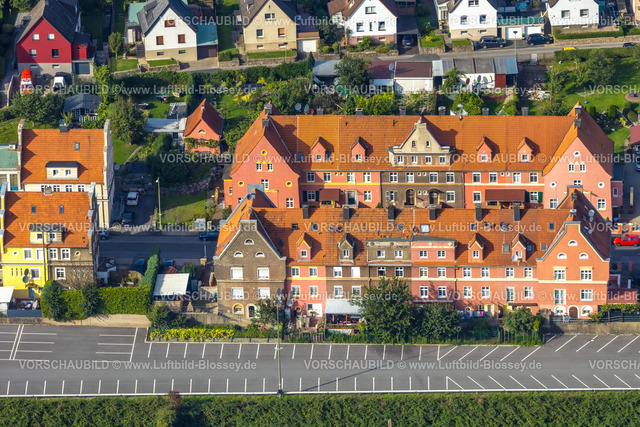 Hagen230902786 | Luftbild, Wohnhäuser Oststraße, Hohenlimburg, Hagen, Ruhrgebiet, Nordrhein-Westfalen, Deutschland