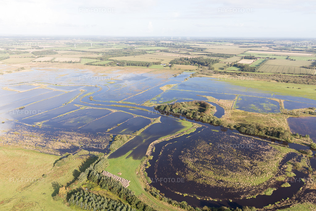 Luftbild: Ortsansicht in Varde im Bundesland Syddanmark in Dänemark. Foto: IMG_103448.jpg vom 16.09.2017 durch Werner Riehm/FLY-FOTO.de
