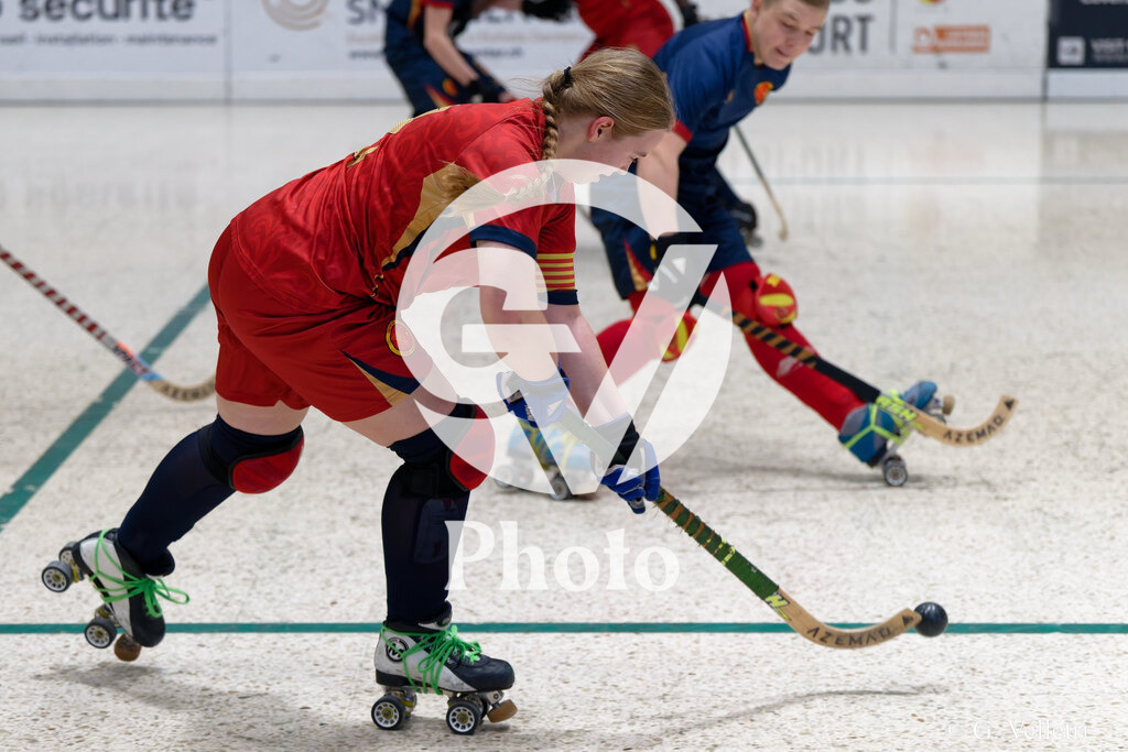 U17  - Geneve RHC B v Geneve RHC A  |  during the U17  match between Geneve RHC B and Geneve RHC A  at Centre sportif de la queue d'arve in Geneve, Switzerland