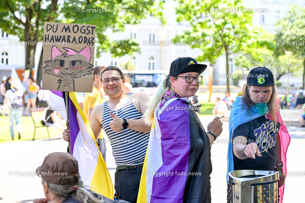 Linzpride 2025_ 21.06.2025-65 | 21.06.2025, Linz, AUT, Linzpride 2025, im Bild Teilnehmer an der Linz Pride 2025