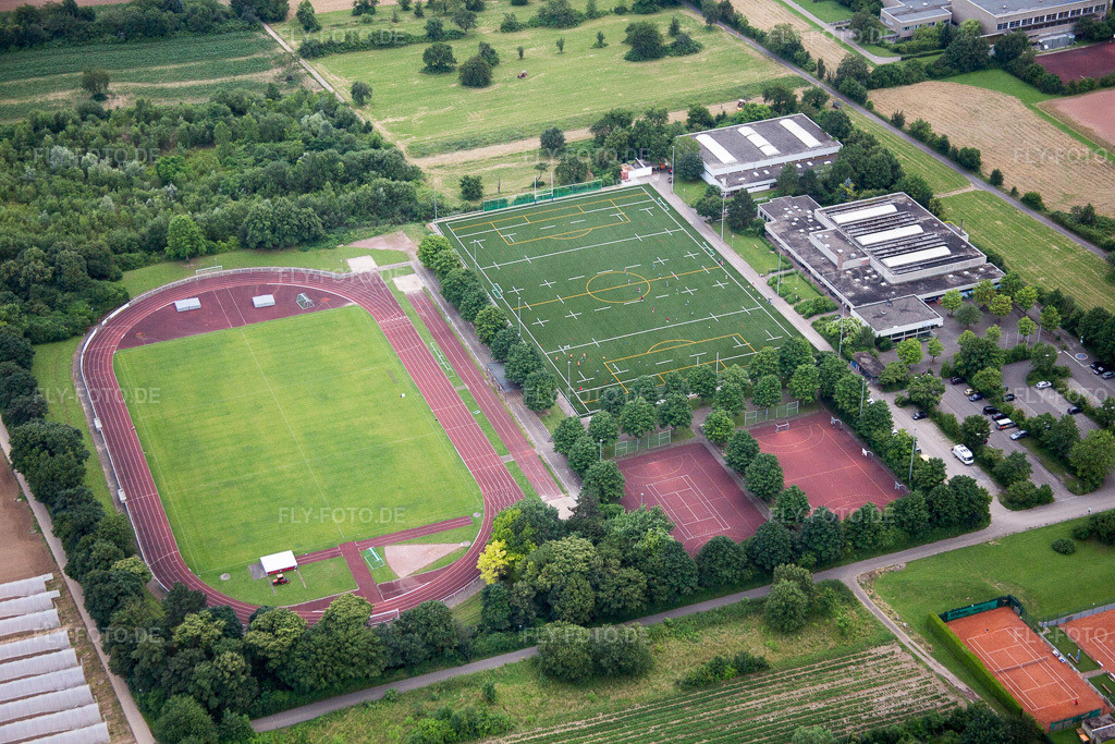 Luftbild: Lions Park, Arena der Löwen im Ortsteil Handschuhsheimer in Heidelberg im Bundesland Baden-Württemberg in Deutschland.Foto: IMG_090778.jpg vom 04.07.2016 durch Werner Riehm/FLY-FOTO.deAuflösung des Originals: 5472 x 3648 px