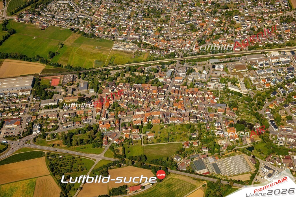 Das Luftbild zeigt :  Illingen - Die Luftaufnahme wurde 2024 vom UL-Flugzeug aus erstellt ( keine Drohne ) - Hochauflösende Luftaufnahme - Für grossformatige Ausdrucke geeignet. Die Geschenkidee !Mit Lizenz und Bildrechte bestellbar