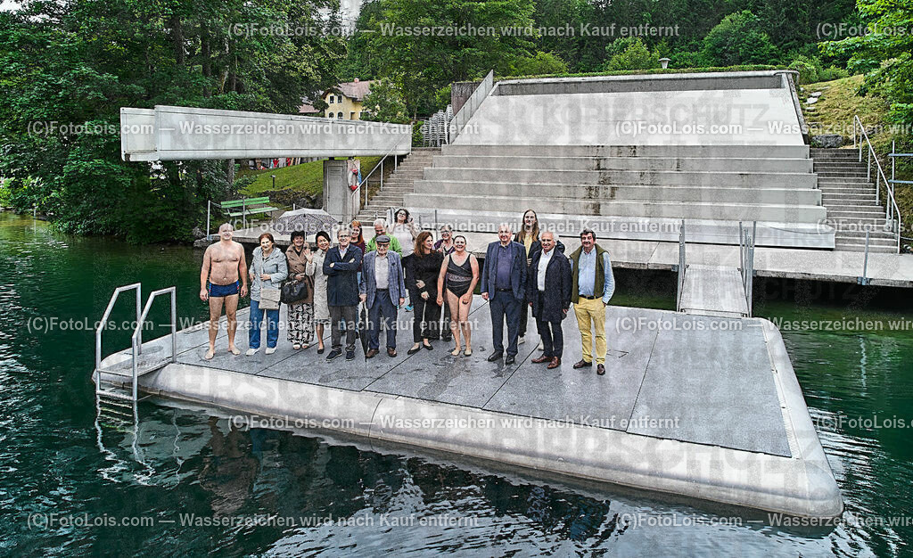 0891_Luftbild_Foederation_Chopin-Ges_Lunzer See_TeilnehmerInnen | (C)FotoLois.com, Alois Spandl, Luftbild, Föderation der internationalen Chopin-Gesellschafen (deren gibt es weltweit 34) - Zusammentreffen und Sitzung im Vorfeld des XXXIX. Chopinfestivals in der Kartause Gaming und Rahmenprogramm - Ausflug mit dem Bus zum Lunzer See, Do 3. August 2023.