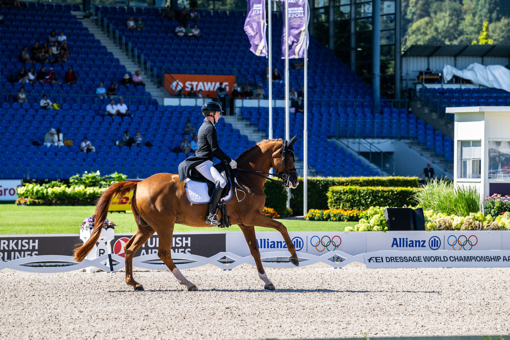 FEI World Championships | Nicolas Wagner Ehlinger (LUX) and Quater Back Junior during the Grand Prix de Dressage at Aachen 2026 - FEI World Championships - Realisiert mit Pictrs.com