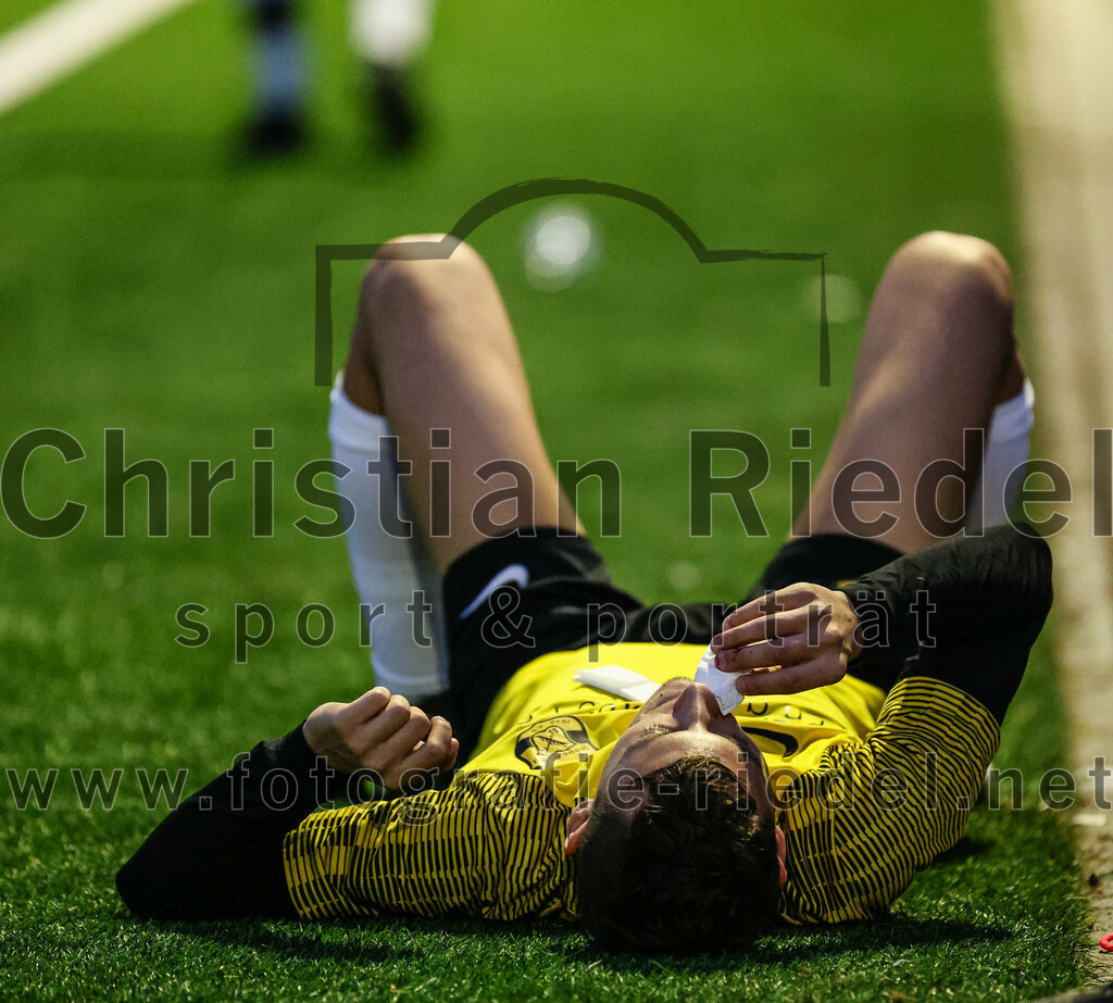 2024-02-17_064_FC_Herzogstadt_gegen_FC_Moosinning_II | Erding, Deutschland, 17.02.2024:
Fußball, Kreisklasse 2023 / 2024, Testspiel, FC Herzogstadt gegen FC Moosinning II, Endergebnis: 2:2

Maximilian Henneberger (FC Moosinning, #7)

Foto: Christian Riedel / fotografie-riedel.net