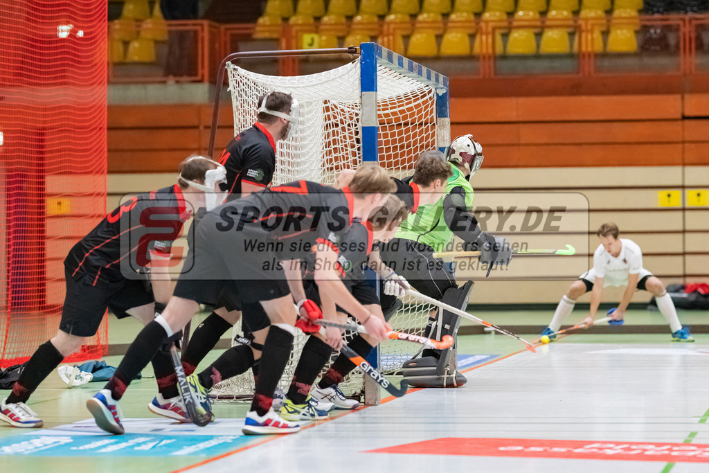 HK_20230113_102727 | 1. Bundesliga ( Halle ) Herren Crefelder HTC - DSD Düsseldorf am 13.1.2023 Crefelder HTC  ( CHTC ) Halle Glockenspitz , Krefeld , Jonas Weißner Torwart ( DSD Düsseödorf #13 )