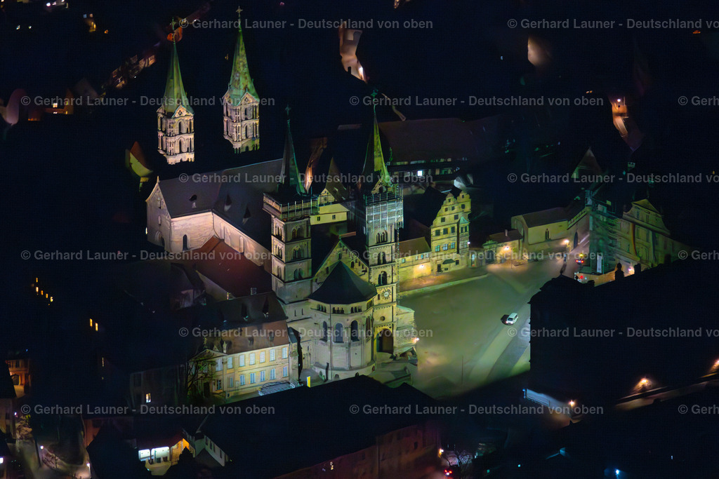 3901779 | Dom zu Bamberg, Nachtaufnahme
