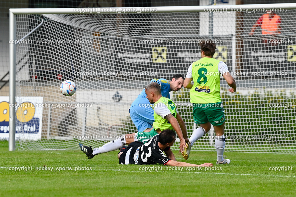 WSG Radenthein vs. ESV Admira Villach 15.8.2023 | #5 Denis Sme, #23 Advan Pozderac, #8 Dominik Georg Grimschitz, #30 Stefan Takats