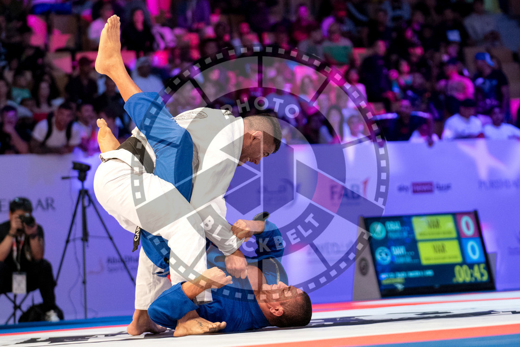 20231107PBB5250 | Fighters compete during the AJP World Master Championship in the Mubadala Arena in Abu Dhabi, Arab United Emirates, on November 7, 2023.