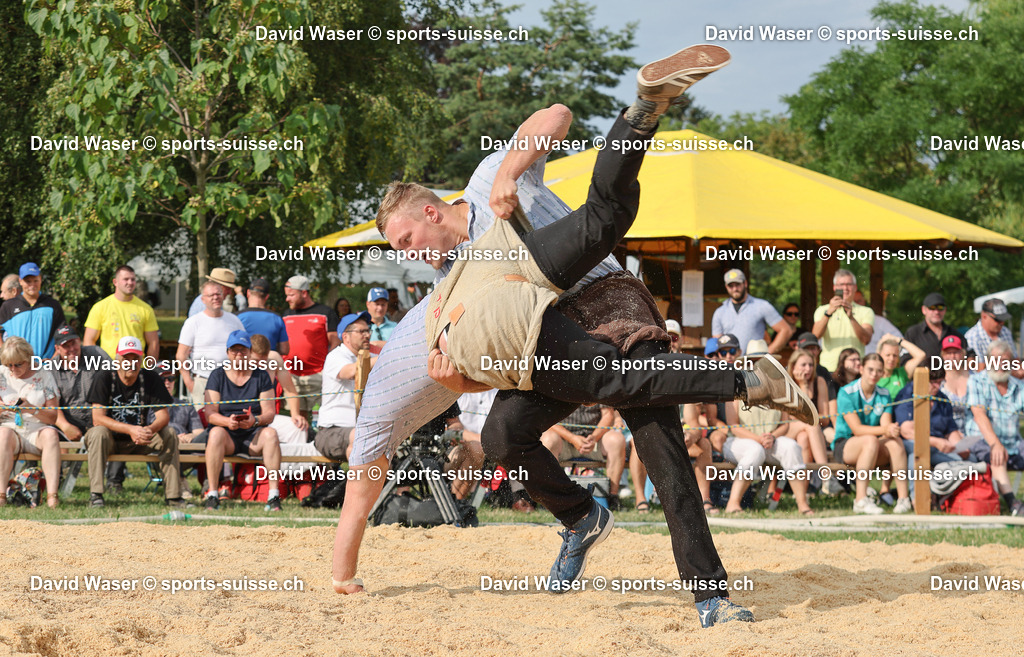 Burger Matthieu ___ - Borcard Johann __ _ la F_te Romande de Lutte suisse _ Romanel-sur-Lausanne le 16.07.2023 Photos Waser David _ sports-suisse.ch _ (2) | sports-suisse.ch