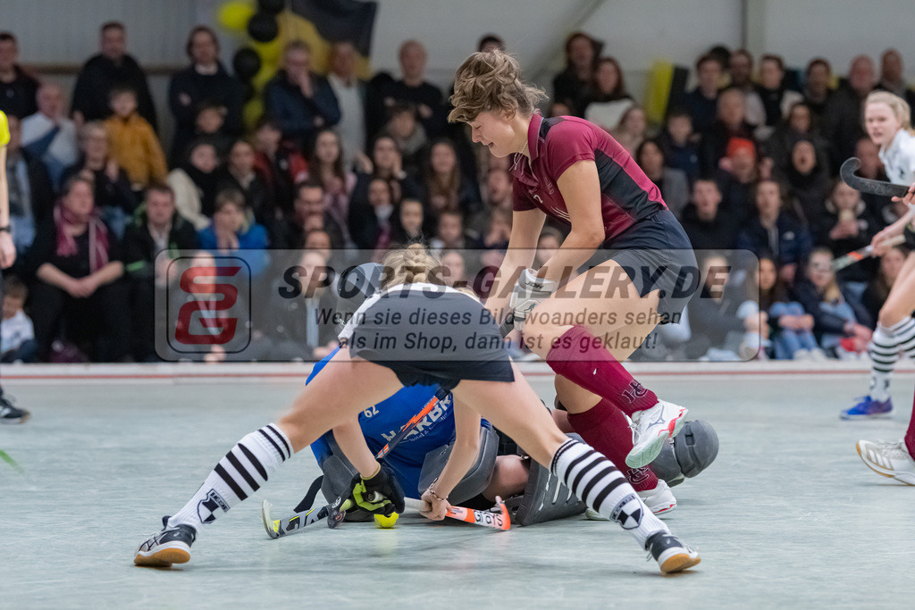 HK_20230226_105083 | Deutsche Meisterschaft WU16 Spiel um Platz 7 Düsseldorfer SC - HC Ludwigsburg am 26.2.2023 DSC 99, Düsseldorf ,