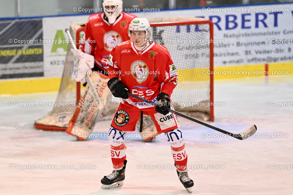 ESC Steindorf vs. ESV Ferlach | #73 Ladinig Elias ESV Ferlach, ESC Steindorf vs. ESV Ferlach, ESC Steindorf vs. ESV Ferlach am 19.10.2024 in Steindorf (Ossiachersee Halle), Austria, (Photo by Bernd Stefan)