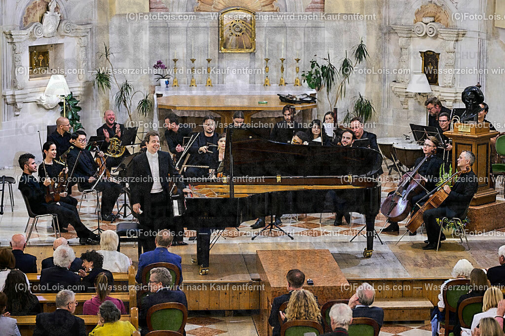 ALP0642_XXXIX_Chopin-Festival_Camerata Mozartiana_Wunder Ingolf | (C)FotoLois.com, Alois Spandl, XXXIX. internationales CHOPIN-Festival in der Kartause Gaming, Eröffnungskonzert in der Kartausenkirche mit Janusz Olejniczak (Klavier), Camerata Marzatiana unter Daniel Auner, Johanna Doderer (Komponistin), Natalia Rehling (Klavier), Ingolf Wunder (Klavier), Fr 4. August 2023.
