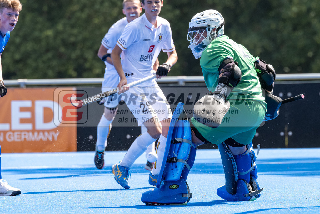 SFE_20230708_0102 | EuroHockey EM U18 Boys Belgium vs Scotland am 08.07.2023 in Krefeld (Gerd-Wellen-Hockeyanlage), Photo: Stephan Fehrmann 2023 (Sports-Gallery)