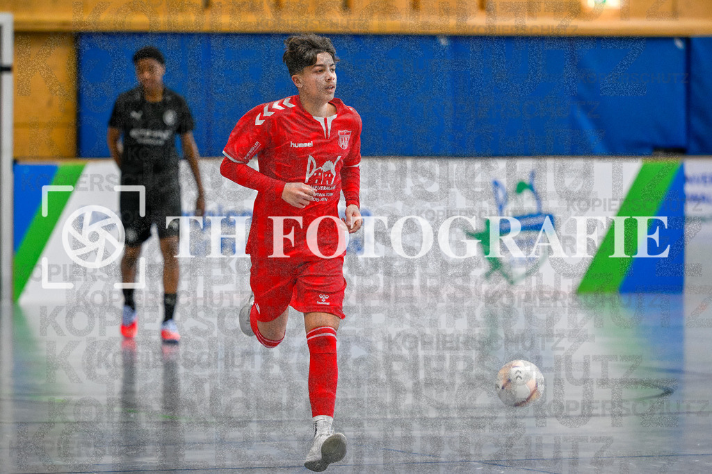 GER, FC Bayern - Strasbourg, Fussball, U14 Hallenturnier, PS-Immo-Cup 2026, 18.01.2026 | FC Bayern - Strasbourg