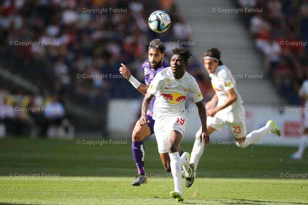 A_LUI_20230813_0026 | SPORT FUSSBALL ADMIRAL BUNDESLIGA RED BULL SALZBURG VS AUSTRIA WIEN
IM BILD: Karim Konate (Red Bull Salzburg),
FOTO:FOTOLUI/UW