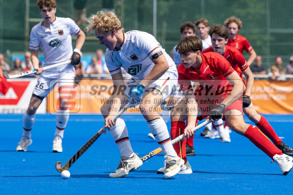 SFE_20230716_0346 | EuroHockey EM U18 Boys Final Belgium vs Germany am 16.07.2023 in Krefeld (Gerd-Wellen-Hockeyanlage), Photo: Stephan Fehrmann 2023 (Sports-Gallery)