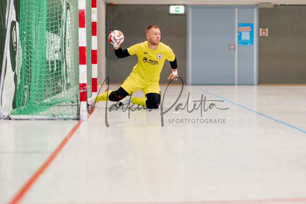 Futsal-Bundesliga, Saison 2025/2026, 2. Spieltag: SC Preußen Münster - FC Liria Futsal Berlin | Futsal-Bundesliga, Saison 2025/2026, 2. Spieltag, SC Preußen Münster empfängt FC Liria Berlin in der Universitäts-Sporthalle in Münster. Foto: sportfotografie.ms | Markus Paletta - Realisiert mit Pictrs.com