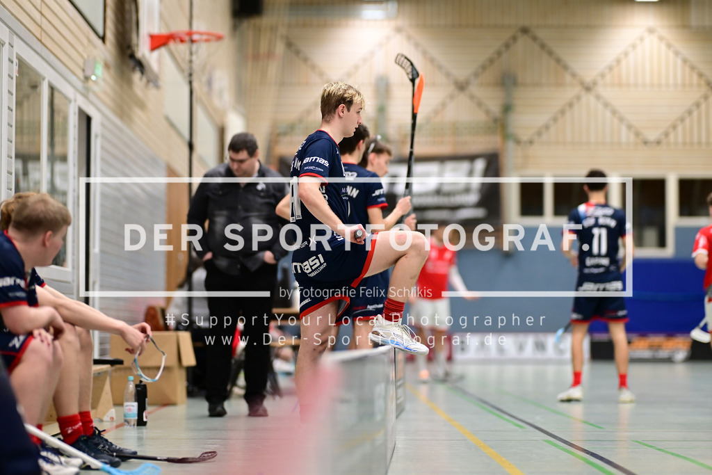 Floorball I Herren I Saison 2024-2025 I 2. FBL Herren Nord-West I 12. Spieltag I MTV Mittelnkirchen - SSF Dragons Bonn II I 036485 | Der Sportfotograf. - Realisiert mit Pictrs.com