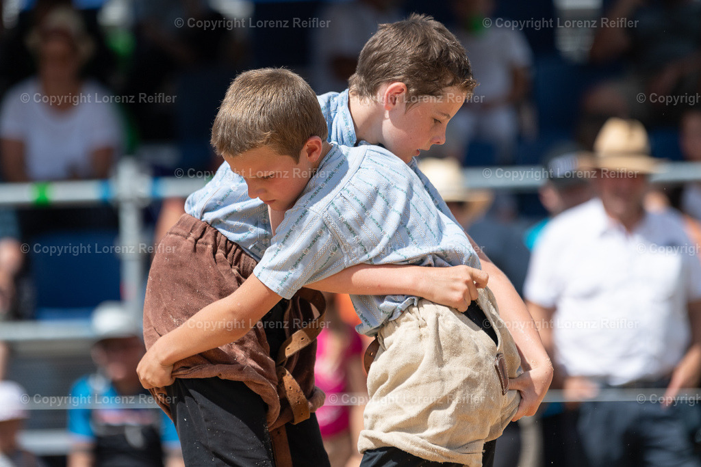 Schwingen -  Appenzeller Kantonal Nachwuchsschwingfest 2023 | Oberegg, 8.7.23, Schwingen - Appenzeller Kantonal Nachwuchsschwingfest.