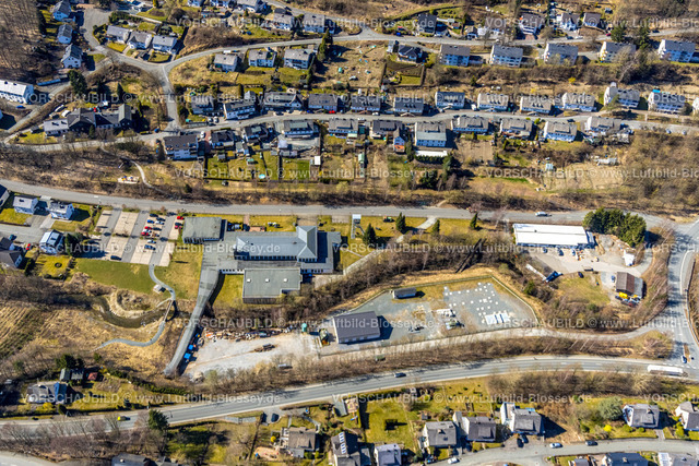 HB-Bestwig220303049 | Luftbild, Sauerländer Besucherbergwerk Ramsbeck, Bergbaumuseum, Ramsbeck, Bestwig, Sauerland, Nordrhein-Westfalen, Deutschland