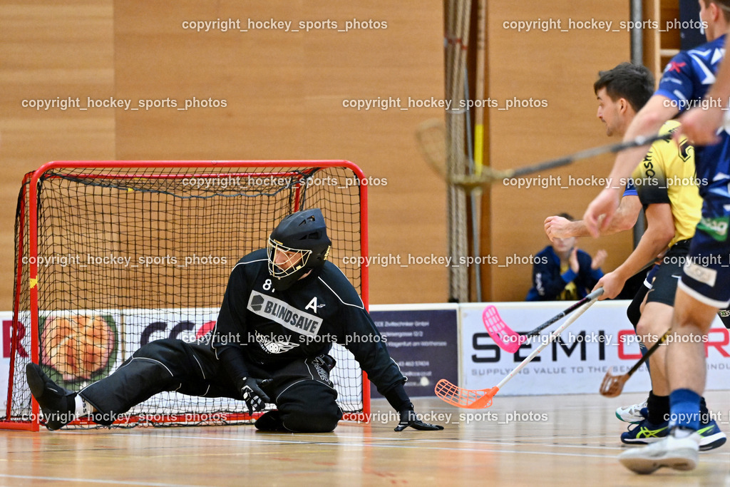 VSV Unihockey  vs. FBK Loka  | #84 Tim Luznar FBK Loka, VSV Unihockey  vs. FBK Loka , VSV Unihockey  vs. FBK Loka  am 25.01.2026 in Villach (Ballspielhalle St. Martin), Austria, (Photo by Bernd Stefan)