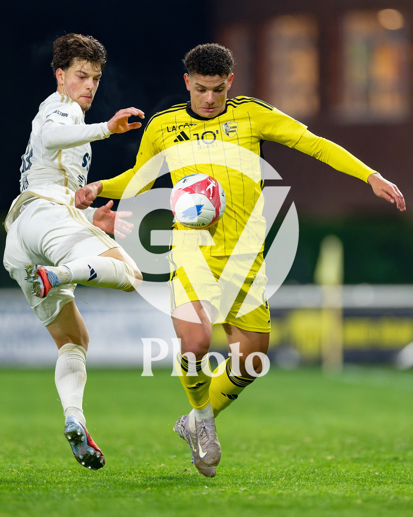 dieci Challenge League - FC Stade Nyonnais v Etoile Carouge FC |  during the dieci Challenge League match between FC Stade Nyonnais and Etoile Carouge FC at Centre sportif de Colovray in Nyon, Switzerland