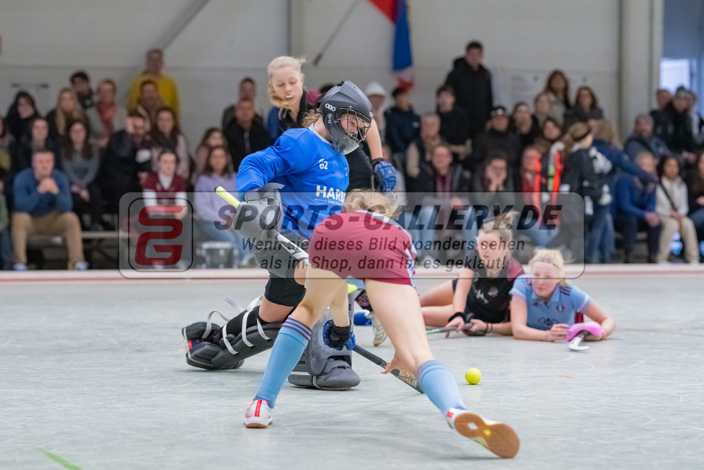 HK_20230225_104555 | Deutsche Meisterschaft WU16 HC Ludwigsburg - UHC Hamburg am 25.2.2023 DSC 99, Düsseldorf ,