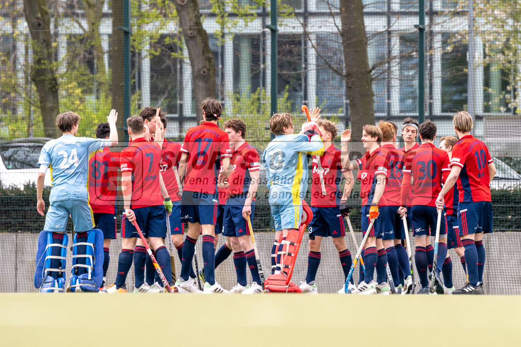 SFE_20230415_0089 | 15.04.2023 1. Bundesliga Hockey Herren Düsseldorfer HC - Rot-Weiss Köln am 15.04.2023 in Düsseldorf(Düsseldorfer Hockeyclub 1905 e.V.), Photo: Stephan Fehrmann 2022 (Sports-Gallery)