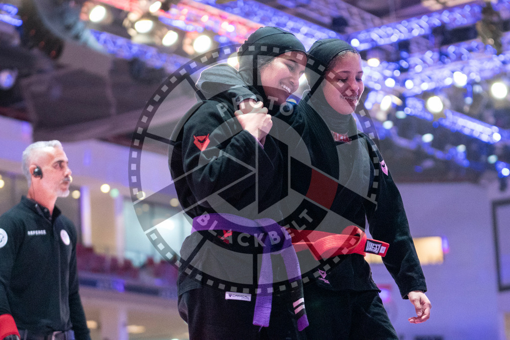 20231108PBB1116 | Fighters compete during the AJP World Professional Championship in the Mubadala Arena in Abu Dhabi, Arab United Emirates, on November 8, 2023.