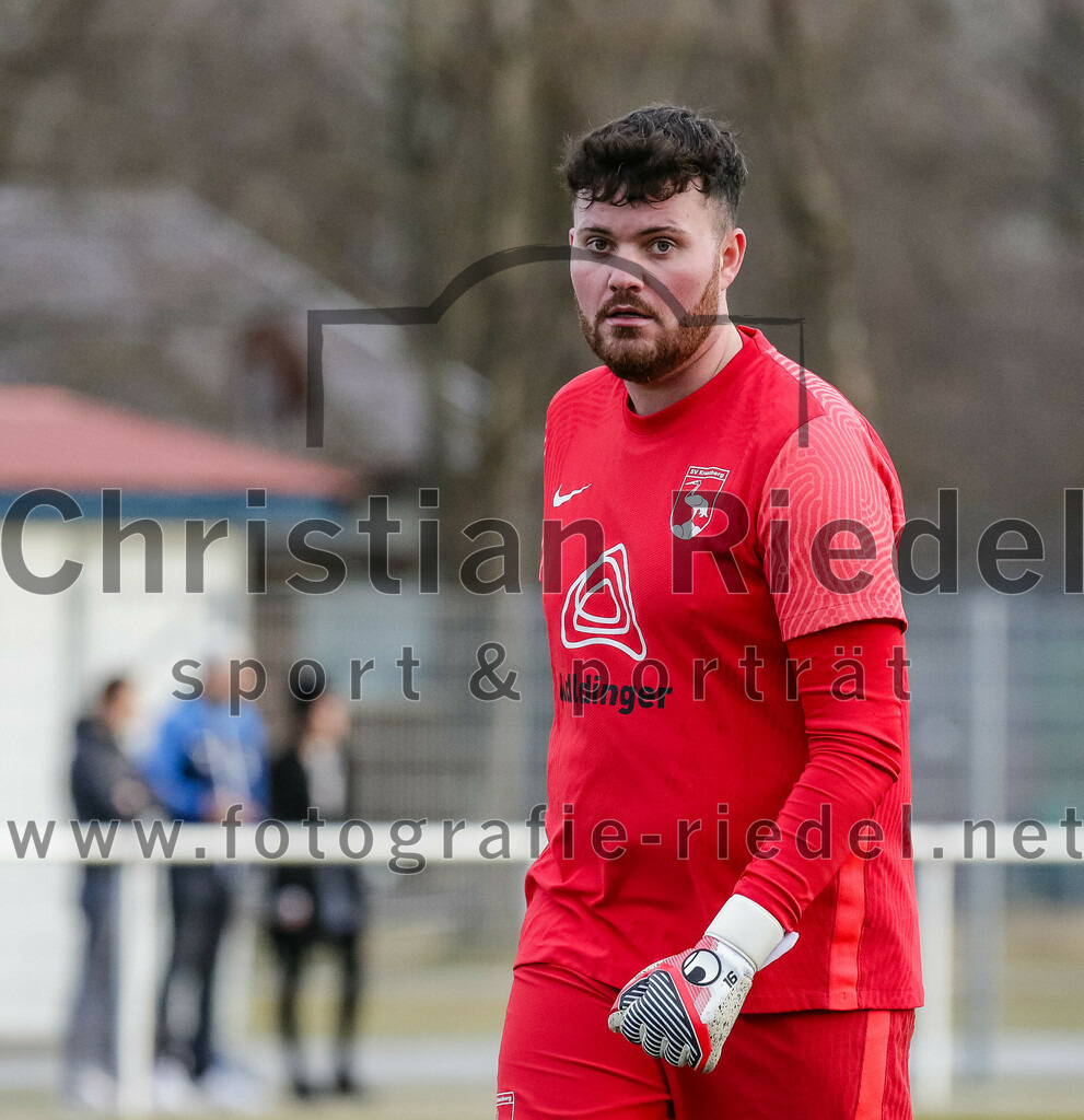 2024-02-17_017_FC_Schwaig_gegen_SV_Kranzberg | Marzling, Deutschland, 17.02.2024:
Fußball, Landesliga Südost 2023 / 2024, Testspiel, FC Schwaig gegen SV Kranzberg, Endergebnis: 4:1

Torwart Fabian Köppl (SV Kranzberg, #21)

Foto: Christian Riedel / fotografie-riedel.net