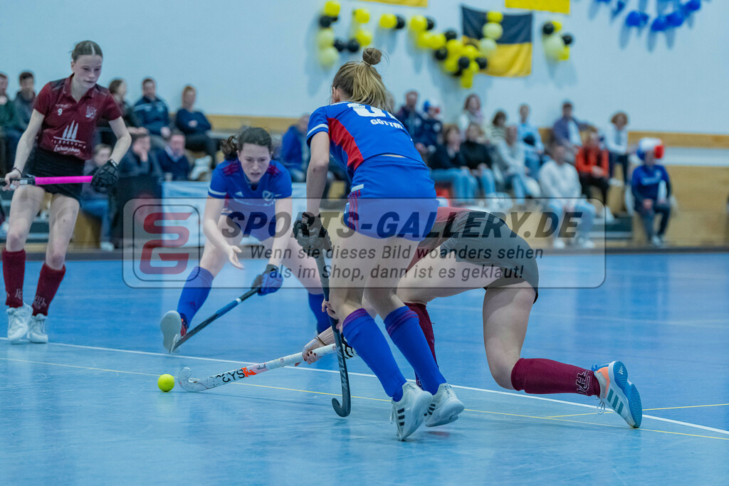 HK_20240303_109036 | Spiel um Platz 7 Deutsche Meisterschaft WU16 am 3.3.2024 Halle DHC, Düsseldorf ,